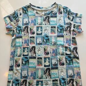 ZIMMERMANN Wavelength Surf Print Linen Tee